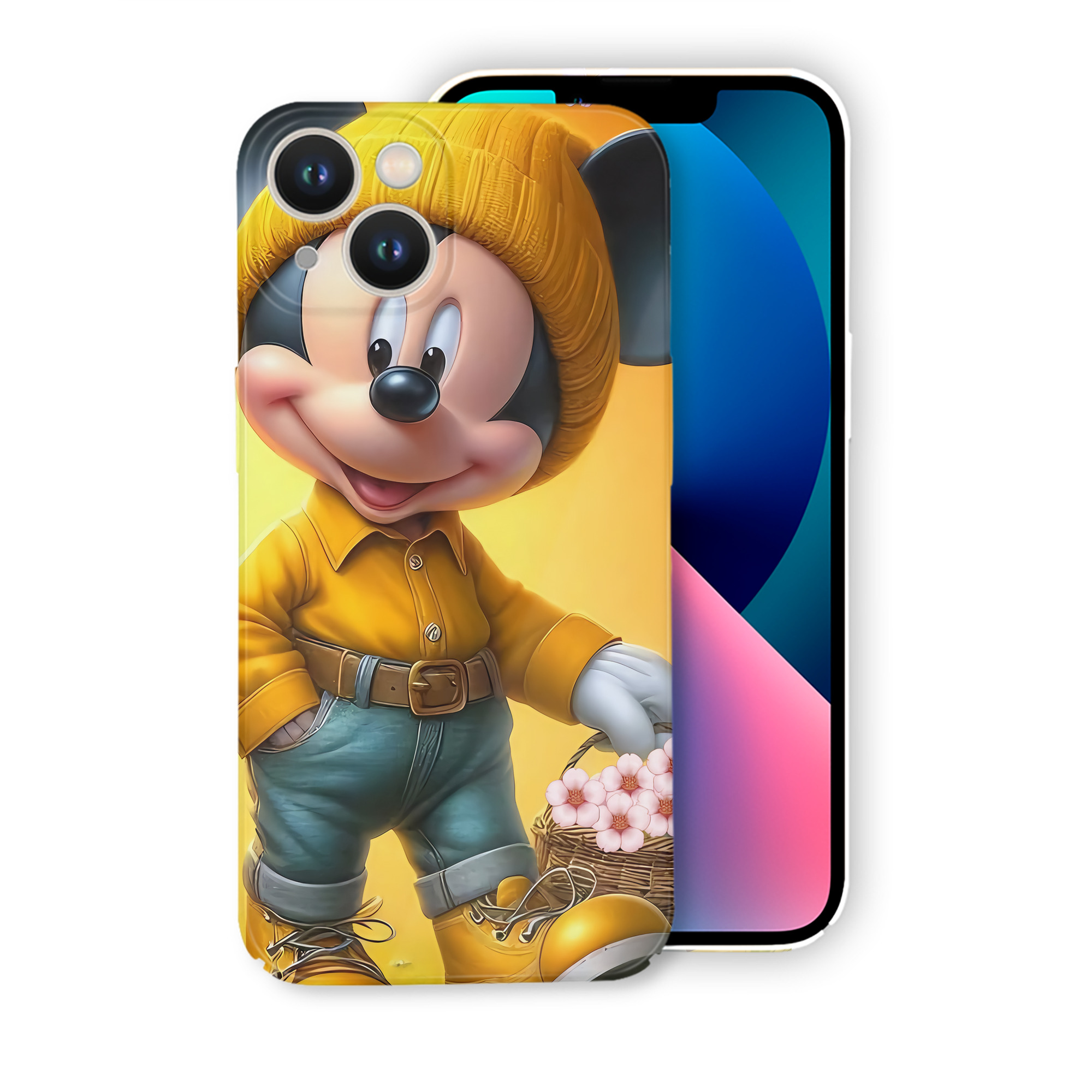 （画像用） ミッキーマウス Mickey Mouse 【iPhone 14シリーズ対応】ハードケース